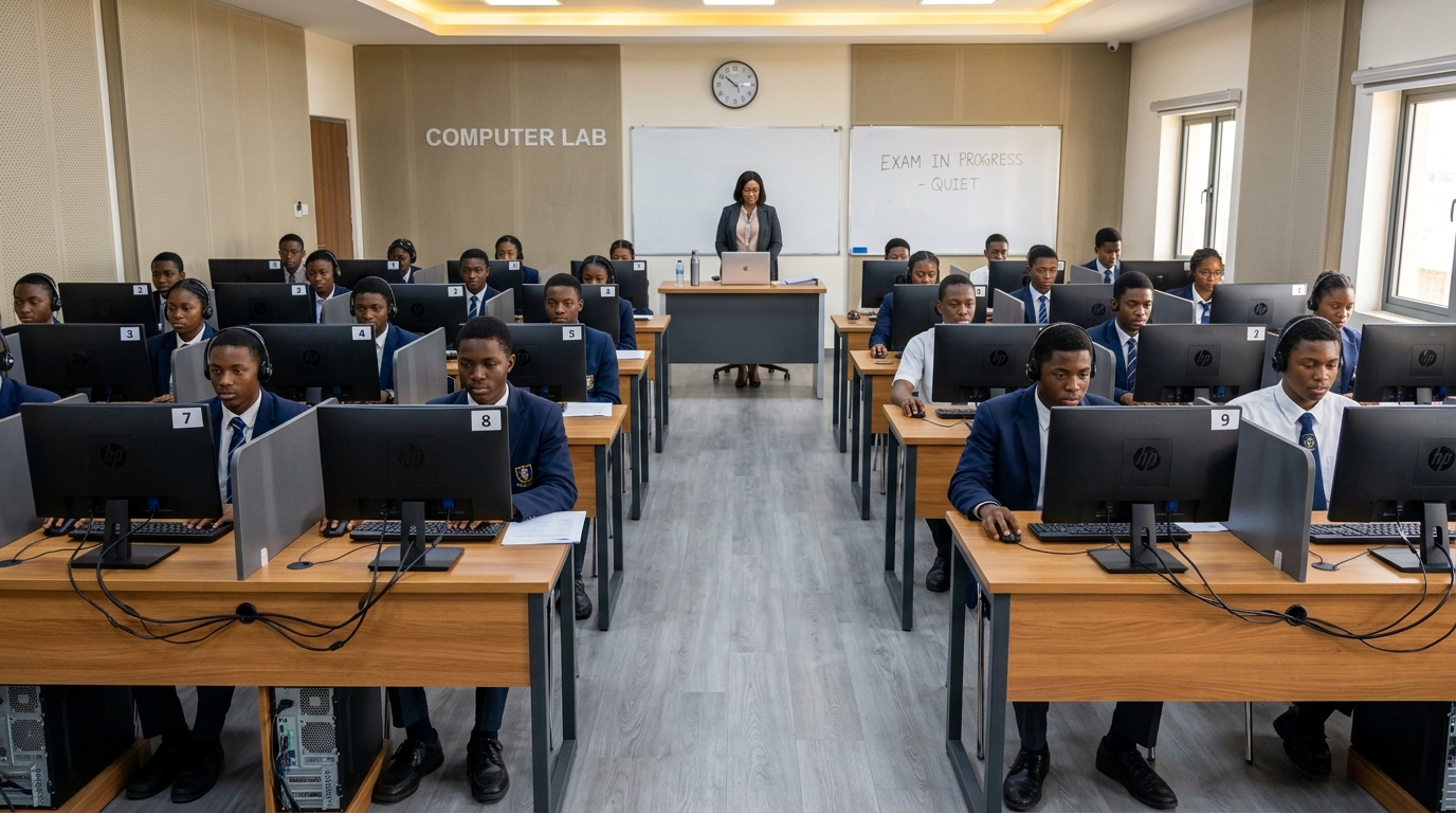 School CBT Computer Lab Ready for Examinations